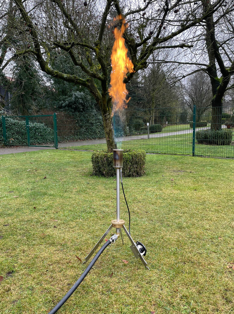 Einsatz-mobile-Gasfackel