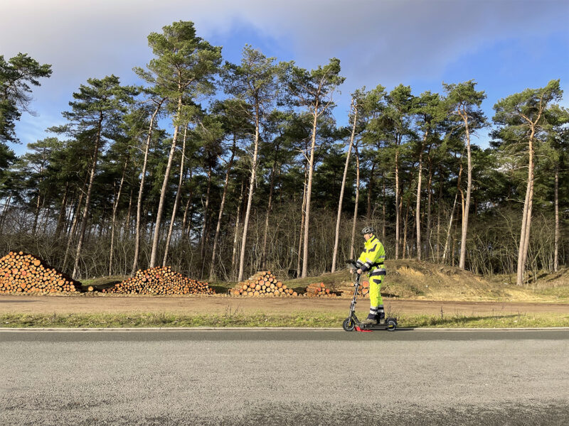 Rilevamento efficiente delle fughe di gas tramite E-scooter